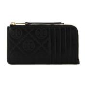 Tory Burch Monogram Korthållare i Svart Läder Black, Dam