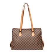 Louis Vuitton Vintage Pre-owned Tyg louis-vuitton-vskor Brown, Dam