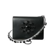 Dolce & Gabbana Pre-owned Pre-owned Tyg axelremsvskor Black, Dam