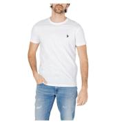 U.s. Polo Assn. Herr T-shirt Vår/Sommar Kollektion White, Herr