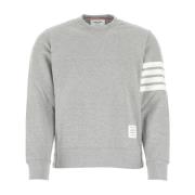 Thom Browne Grå Bomullsweatshirt Gray, Herr