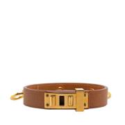 Hermès Vintage Pre-owned Laeder armband Brown, Dam