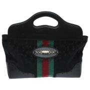 Gucci Vintage Pre-owned Tyg gucci-vskor Black, Dam