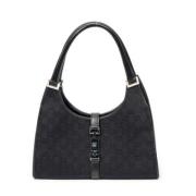 Gucci Vintage Pre-owned Canvas handvskor Black, Dam