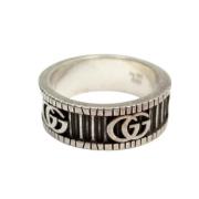 Gucci Vintage Pre-owned Silver ringar Gray, Dam