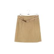 Dolce & Gabbana Pre-owned Pre-owned Bomull nederdelar Beige, Dam