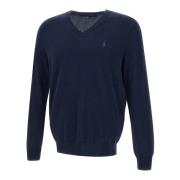 Polo Ralph Lauren Merinoull Marinblå Tröja Blue, Herr