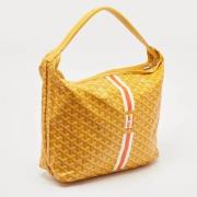 Goyard Vintage Pre-owned Canvas handvskor Yellow, Dam