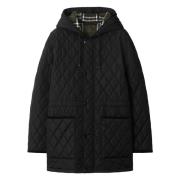 Burberry Svarta Quilts för Stiliga Hem Black, Dam