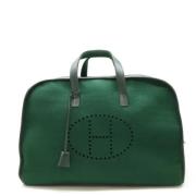 Hermès Vintage Pre-owned Canvas resvskor Green, Dam