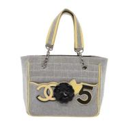 Chanel Vintage Pre-owned Canvas chanel-vskor White, Dam