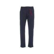 People of Shibuya Slim Fit Stretchbyxor med Logodetaljer Blue, Herr