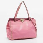 Valentino Vintage Pre-owned Laeder handvskor Pink, Dam