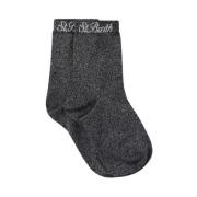 Saint Barth Festlig Jacquard Mid-Calf Strumpor Gray, Unisex