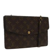 Louis Vuitton Vintage Pre-owned Canvas louis-vuitton-vskor Brown, Dam