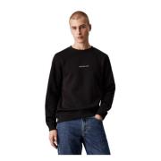 Calvin Klein Jeans Crew Neck Sweatshirt Black, Herr