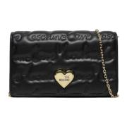 Love Moschino Stilig Dam Skulderväska Black, Dam