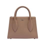 Lacoste Daily City Handväska i Taupe Beige, Dam