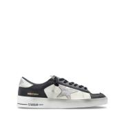 Golden Goose Svart Lammskinn Lace-Up Tränare Multicolor, Herr