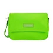 Lancaster Magnetisk Flap Crossbody Väska Basic Vita Green, Dam