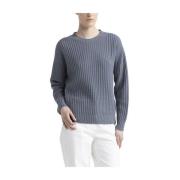 Peserico Ull, siden, cashmere och lurex tröja Gray, Dam