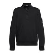 Stone Island Sweatshirt med ståkrage Black, Herr