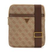 Guess Stilren Torino Bum Bag i Beige/Brown Brown, Dam