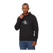 Calvin Klein Jeans Huvtröja Sweatshirt Black, Herr