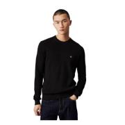 Calvin Klein Jeans Crew Neck Sweater Black, Herr