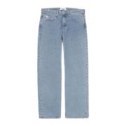 Calvin Klein Jeans Klassiska Straight Fit Denim Jeans Blue, Herr