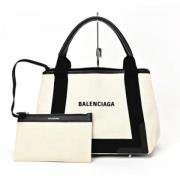 Balenciaga Vintage Pre-owned Canvas handvskor White, Dam