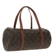 Louis Vuitton Vintage Pre-owned Canvas handvskor Brown, Dam