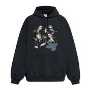 Vetements Tryckt Sweatshirt Black, Herr