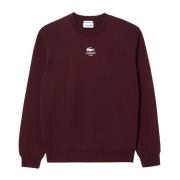 Lacoste Bordeaux Tröjor för Män Red, Herr