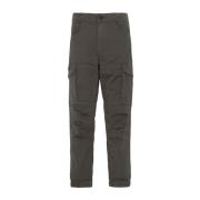 Schott NYC Stretch bomull stadbyxor - Tapered Gray, Herr