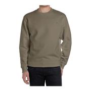 Replay Crewneck Sweatshirt Green, Herr