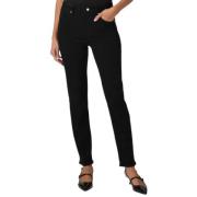 PAIGE Svarta Lyxiga Skinny Jeans Black, Dam