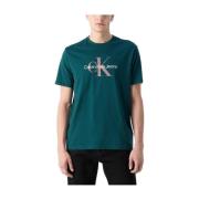 Calvin Klein Modern Monogram T-shirt Green, Herr