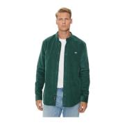 Tommy Jeans Långärmad skjorta Green, Herr