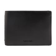 Calvin Klein Svart Trifold Myntplånbok 10cc Black, Herr