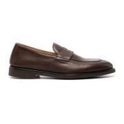 Brunello Cucinelli Mörkbruna Penny Loafer Skor Brown, Herr