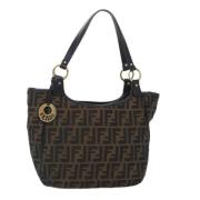 Fendi Vintage Pre-owned Canvas totevskor Brown, Dam