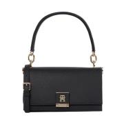 Tommy Hilfiger Svart Crossbodyväska för Kvinnor Black, Dam