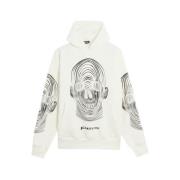 Pleasures Hoodie med framficka Beige, Herr