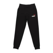 Puma Avslappnade Joggingbyxor för Vardagsbruk Black, Herr