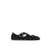 Alaïa Ballet Flats Criss-Cross Black, Dam