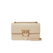 Pinko Crossbody Väska Beige, Dam