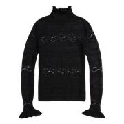 Polo Ralph Lauren Svart Långärmad Pullover Tröja Black, Dam