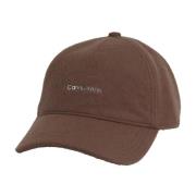 Calvin Klein Brun Metallbokstav Damkeps Brown, Dam