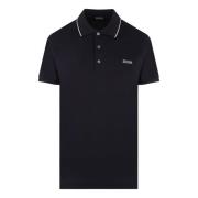 Ermenegildo Zegna Navy Blue Polo Shirt Blue, Herr